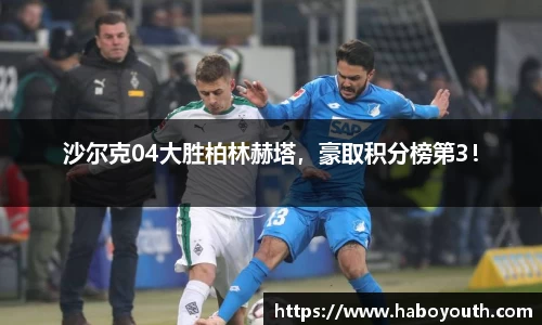沙尔克04大胜柏林赫塔，豪取积分榜第3！